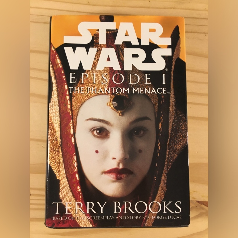 Vintage 1999 Star Wars Episode I The Phantom Menace Terry Brooks 1st Hardcovers